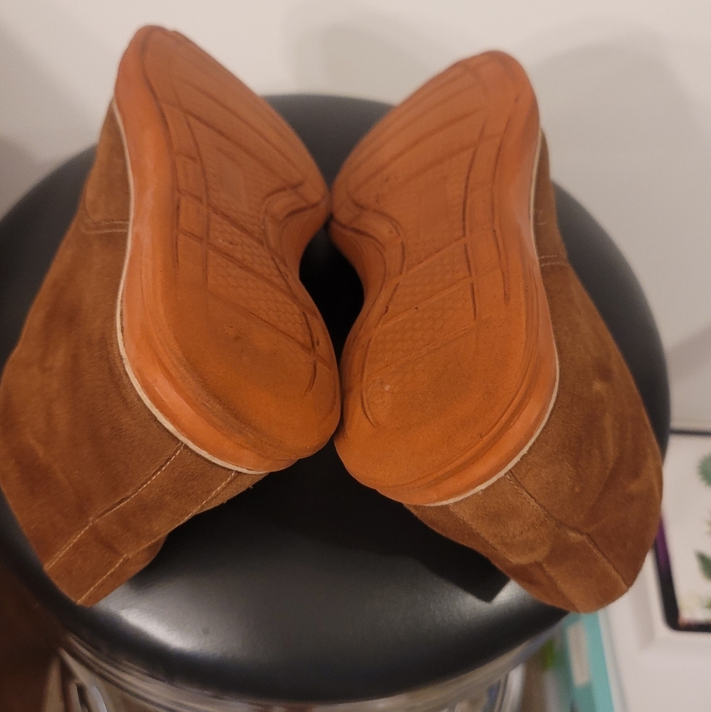 Martin Dingman Country Wear Boots Suede Tan Sz-9 - Picture 8 of 15